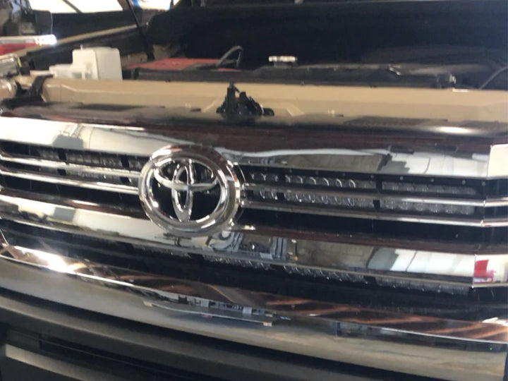 Hidden grille LED brackets