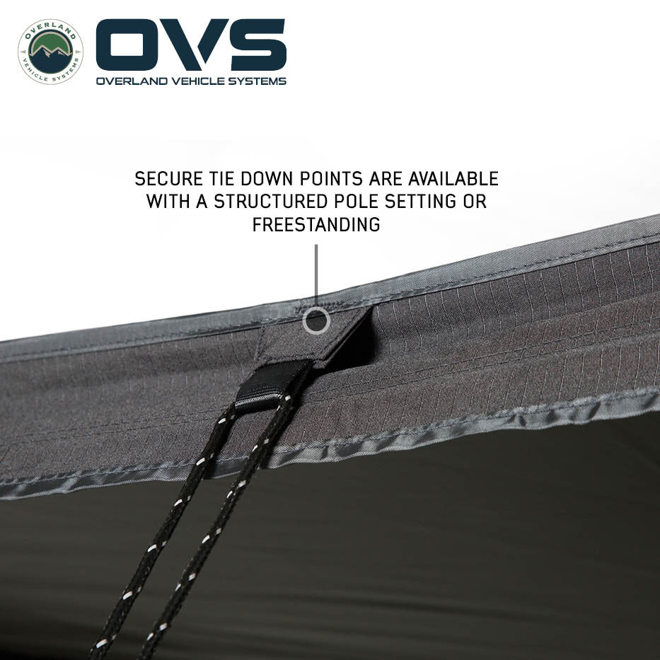 Overland Vehicle Systems 315 awning setup