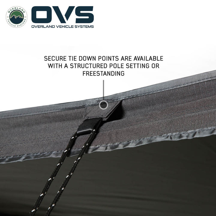 Overland Vehicle Systems 315 awning setup