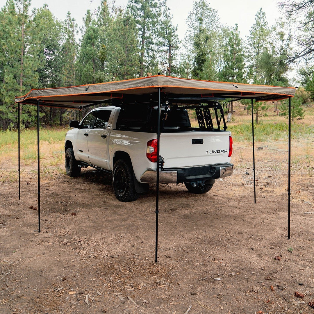 Side and rear awning cover