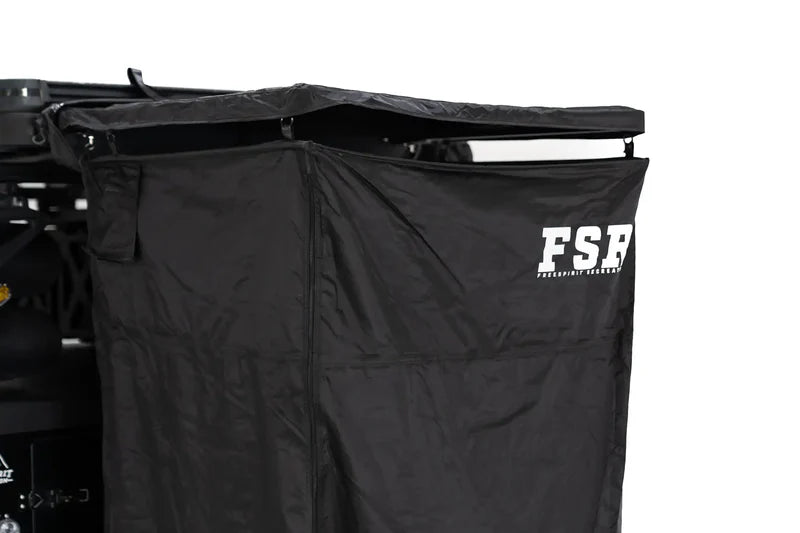 trail-ready shower awning tent
