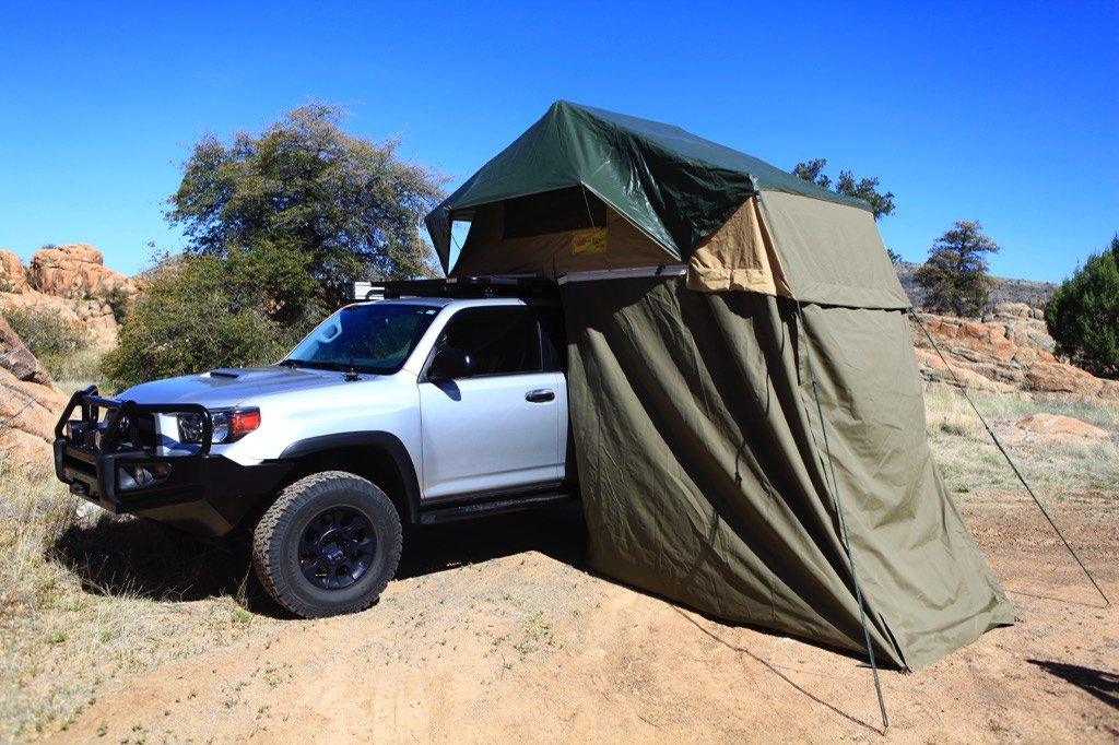 Hard shell trailer roof tent