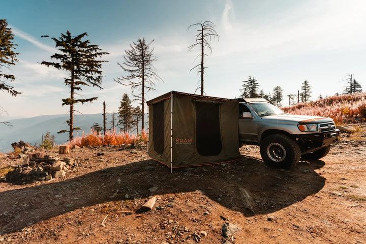 Portable awning room extension