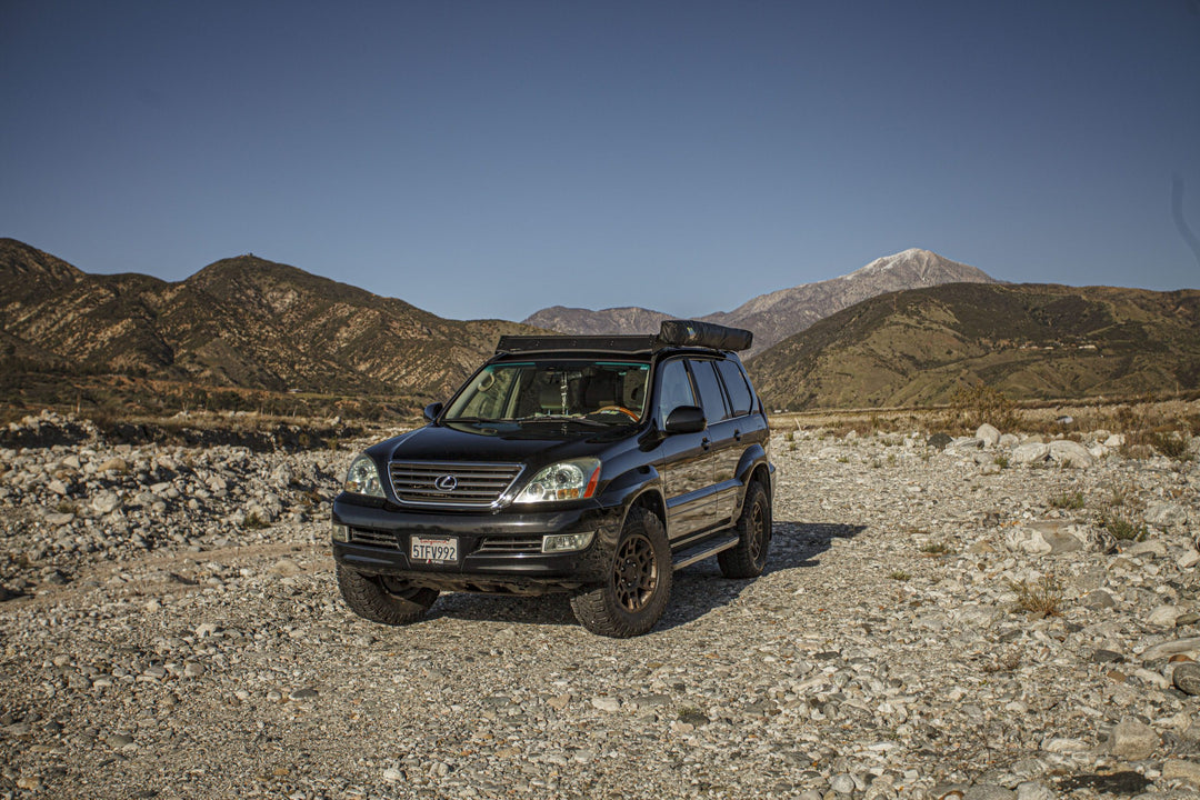 Adventure-ready GX470 roof rack