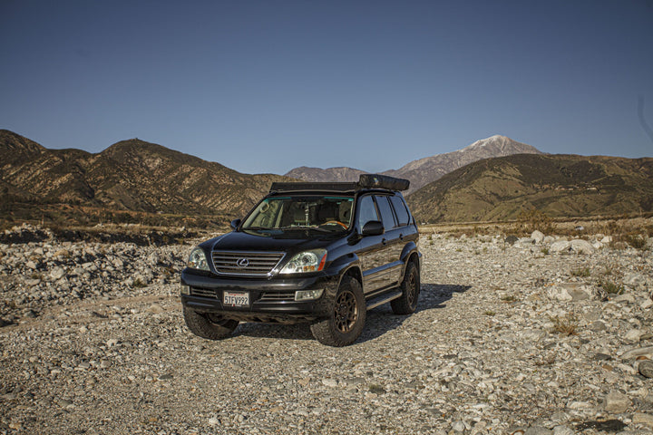 Adventure-ready GX470 roof rack