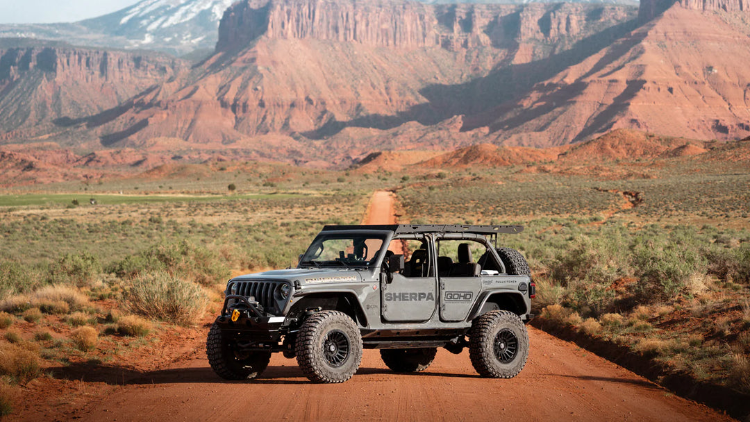 Full length Wrangler JLU rack