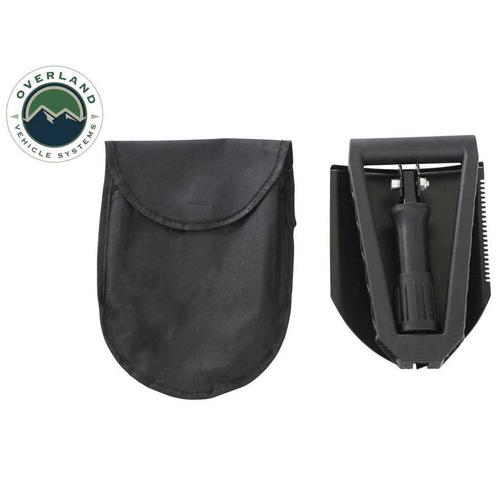 Tactical shovel with nylon case