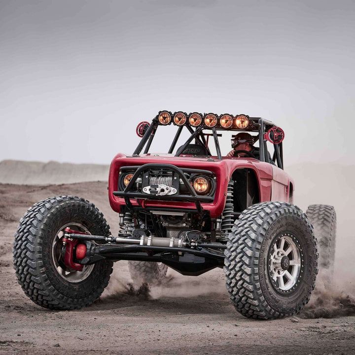Gravity Titan LED bar mounted on Jeep Wrangler