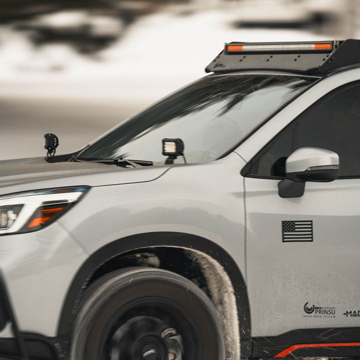 Rugged Subaru Forester roof rack system