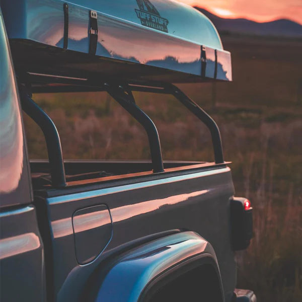 Tuff Stuff adjustable rack mounted on pickup