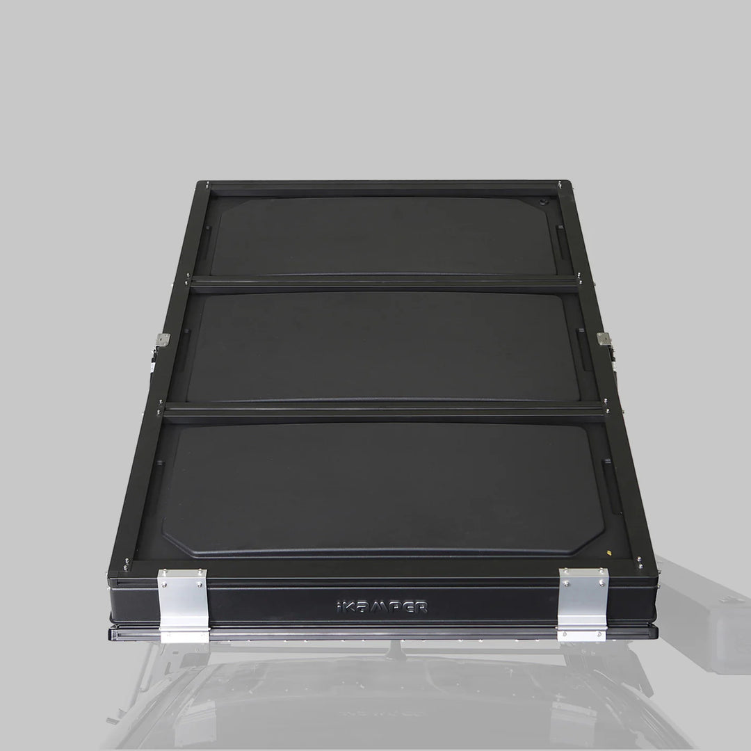 rooftop tent camping setup in mountain environment