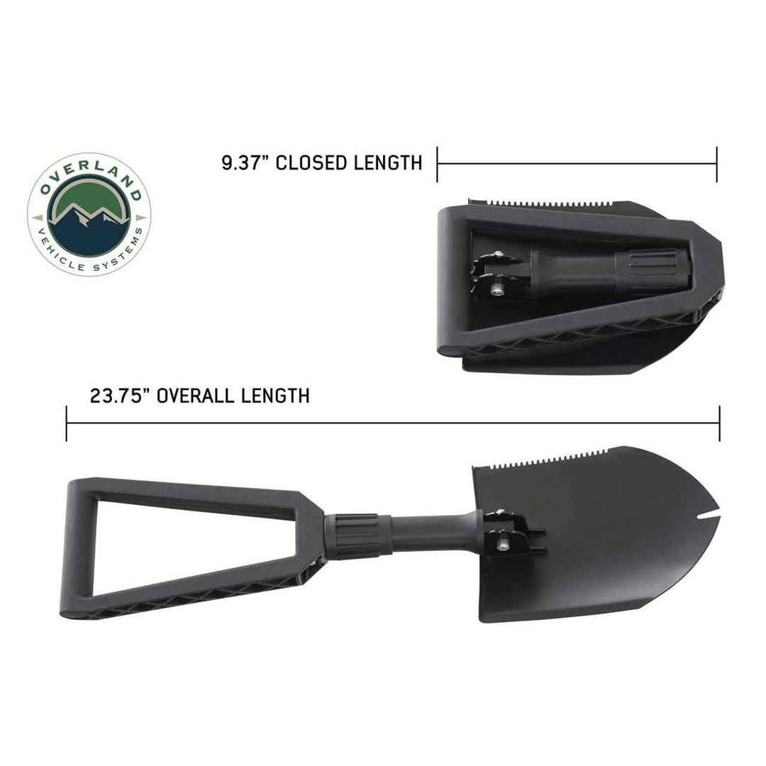 Overland vehicle systems shovel