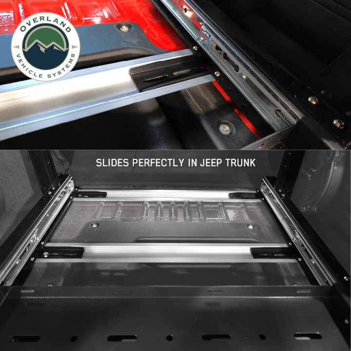 Powder‑coated steel cargo rack
