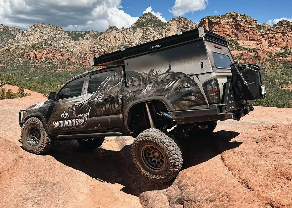 Durable steel rear bumper