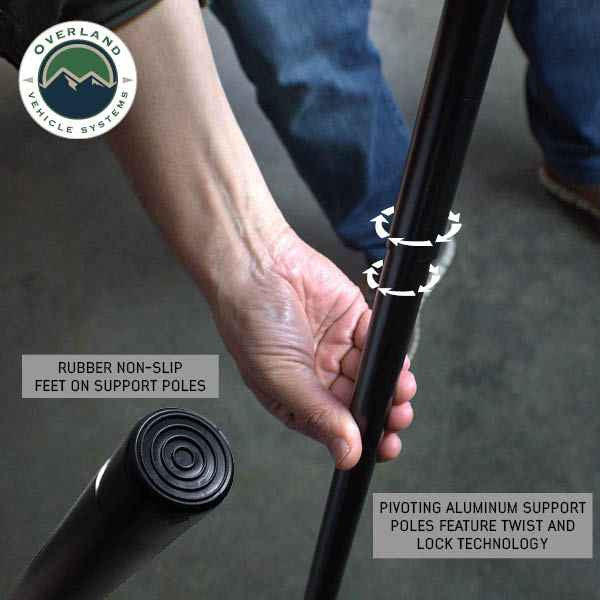 180 degree awning with walls