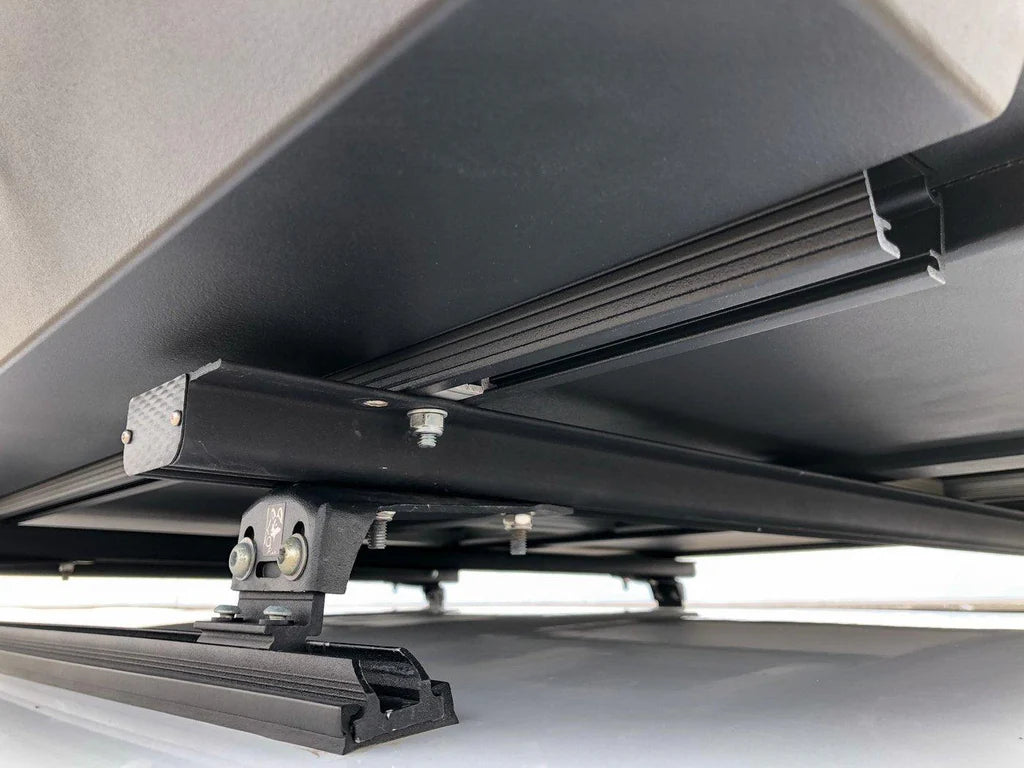 Stealth rooftop tent for trucks