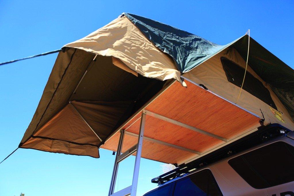 Trailer roof top camping tent