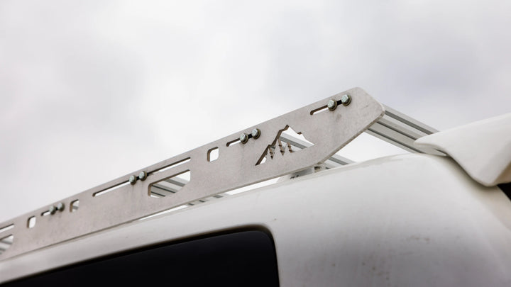 Rugged GX470 roof rack design