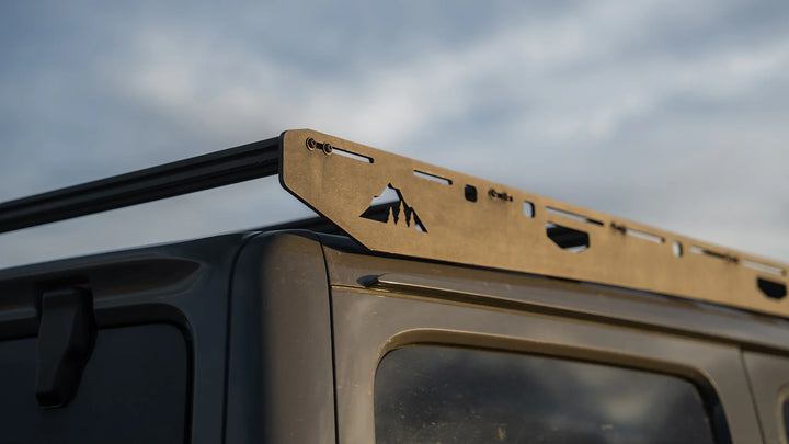 Powder coated Jeep rack finish