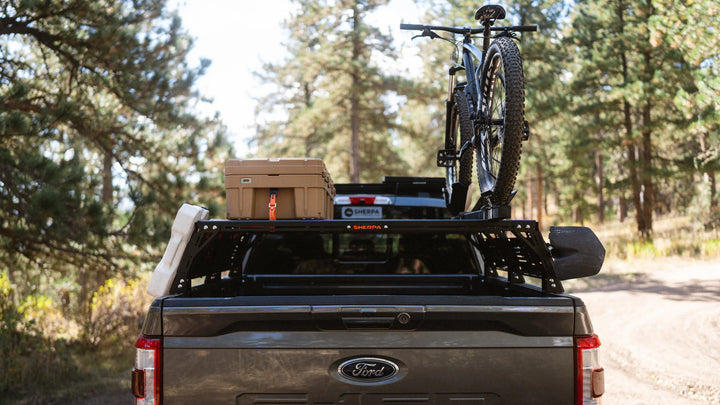 Durable bed rack for overlanding