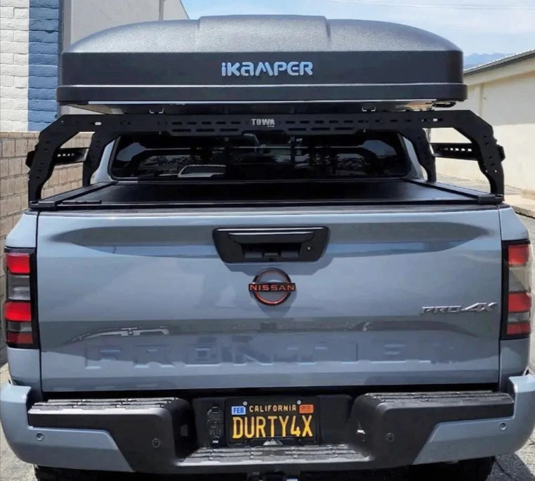 Overland gear bed rack