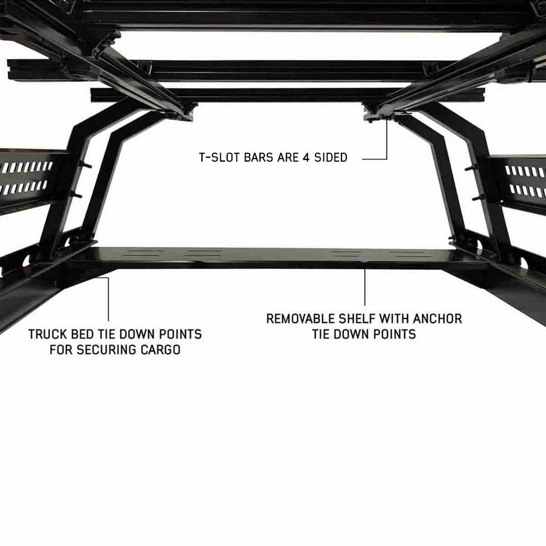 OVS Discovery bed rack side view