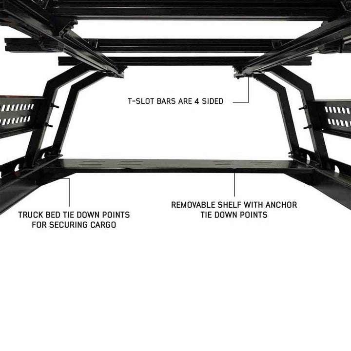 OVS Discovery bed rack side view