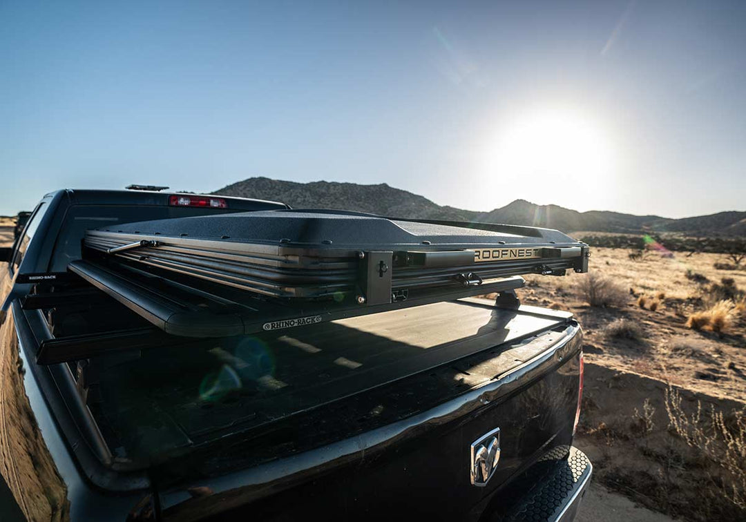 Roofnest tent with aerodynamic shell