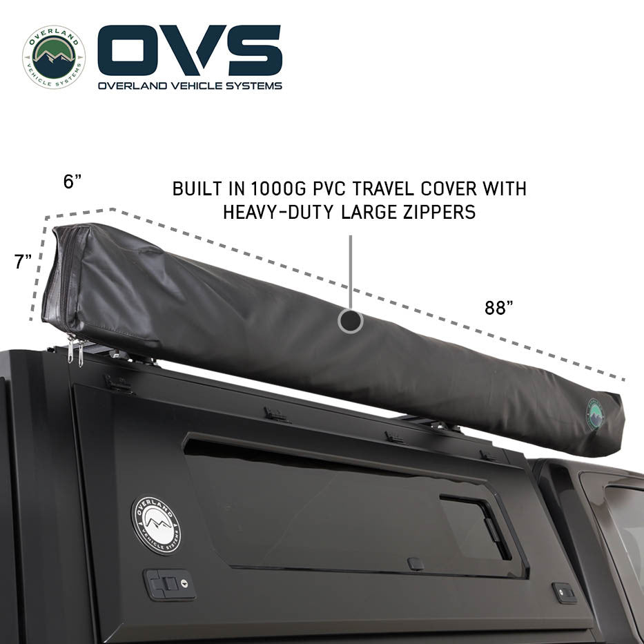 Overland vehicle systems awning