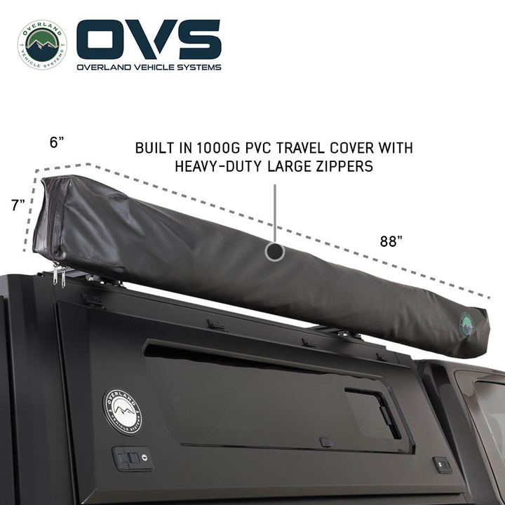 Overland vehicle systems awning