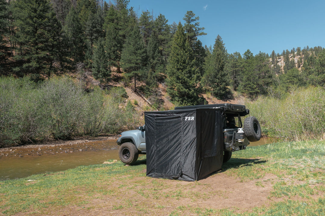 Double shower awning kit