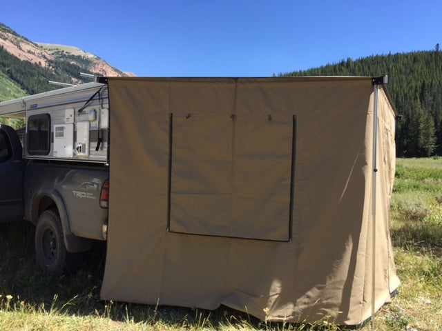 Overlanding awning enclosure kit