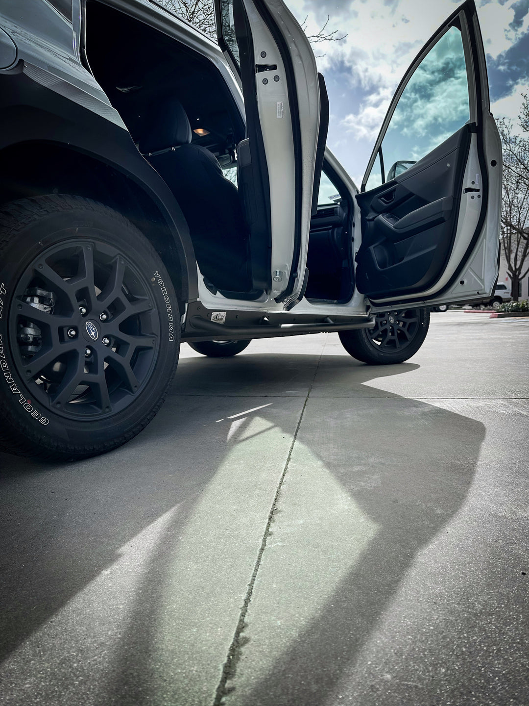 Bolt-on Crosstrek rock sliders