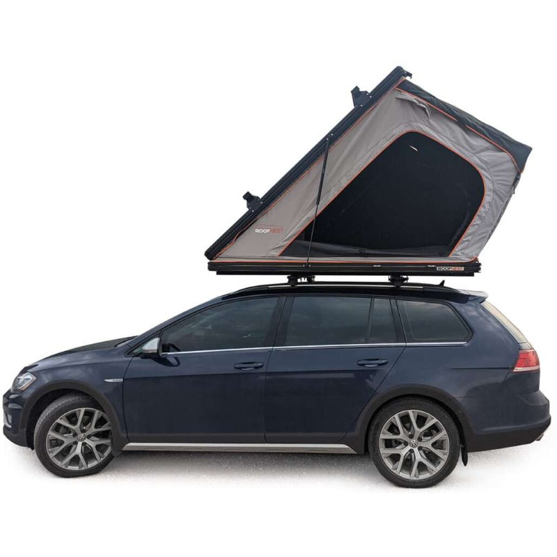 Roofnest Falcon Pro roof top tent from side on Volkswagen 