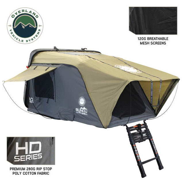 Clamshell roof top tents