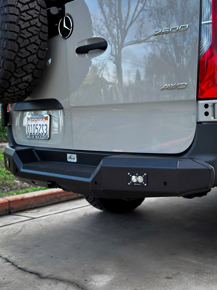 Heavy duty Sprinter off-road bumper