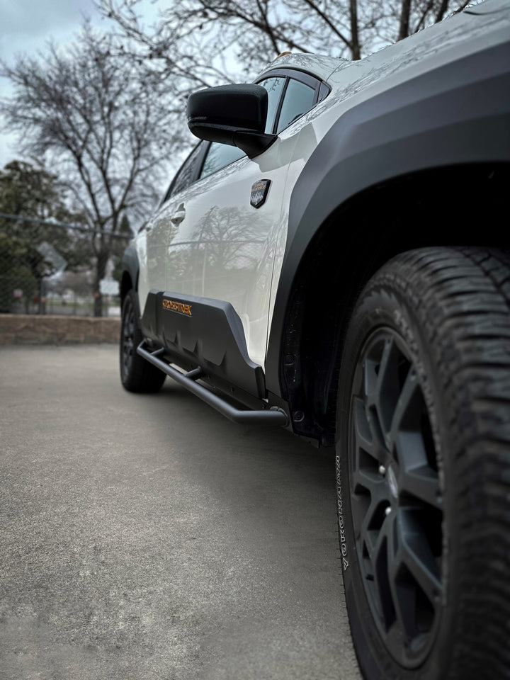 Adventure-ready Subaru Crosstrek sliders