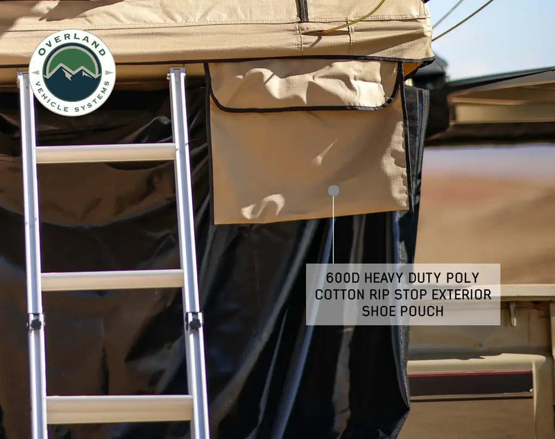 OVERLAND VEHICLE SYSTEMS TMBK3 PERSON ROOF TOP TENT cotton exterior
