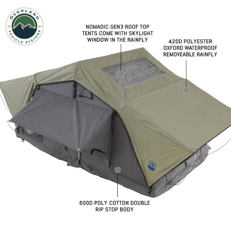 Overland Vehicle Systems Nomadic Standard Roof Top tent