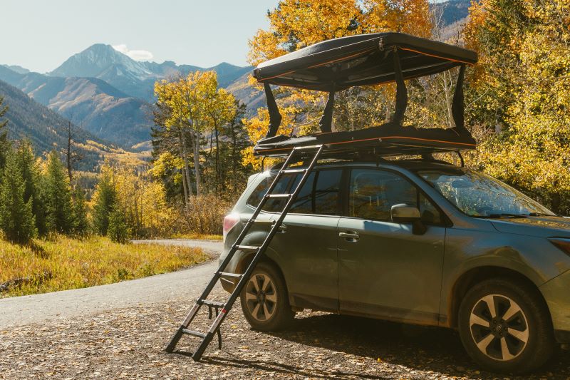 Overland Junction Golden Ford Escape Roof Top Tent