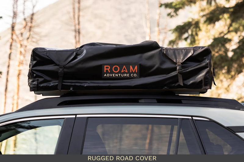 Roam Adventure Co Vagabond Lite Rooftop Tent closed with travel cover