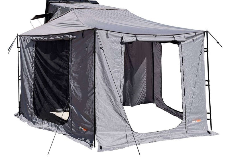 Roofnest Condor 2 Series Awnex Awning and Annex with Wall Kit open