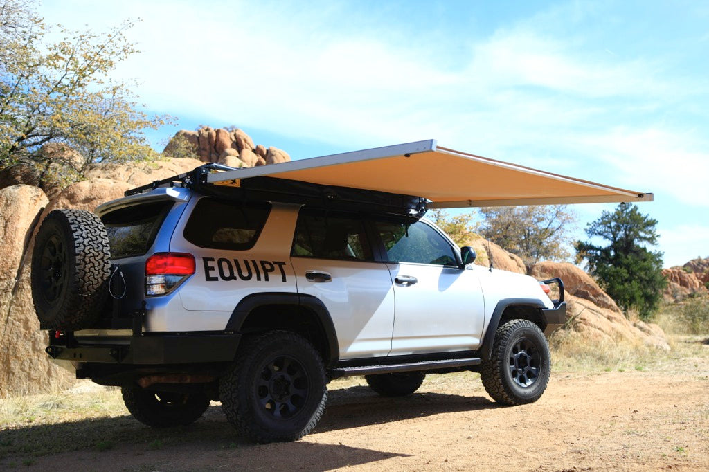 Off-road awning use