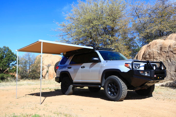 Camping awning shade