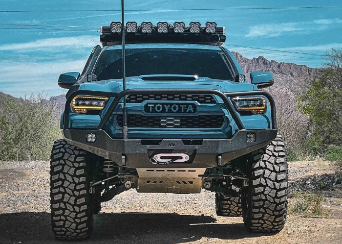 ToyotaTacoma_2016_Hi-LiteOverlandFrontBumper-BullBarwithoutswaybar