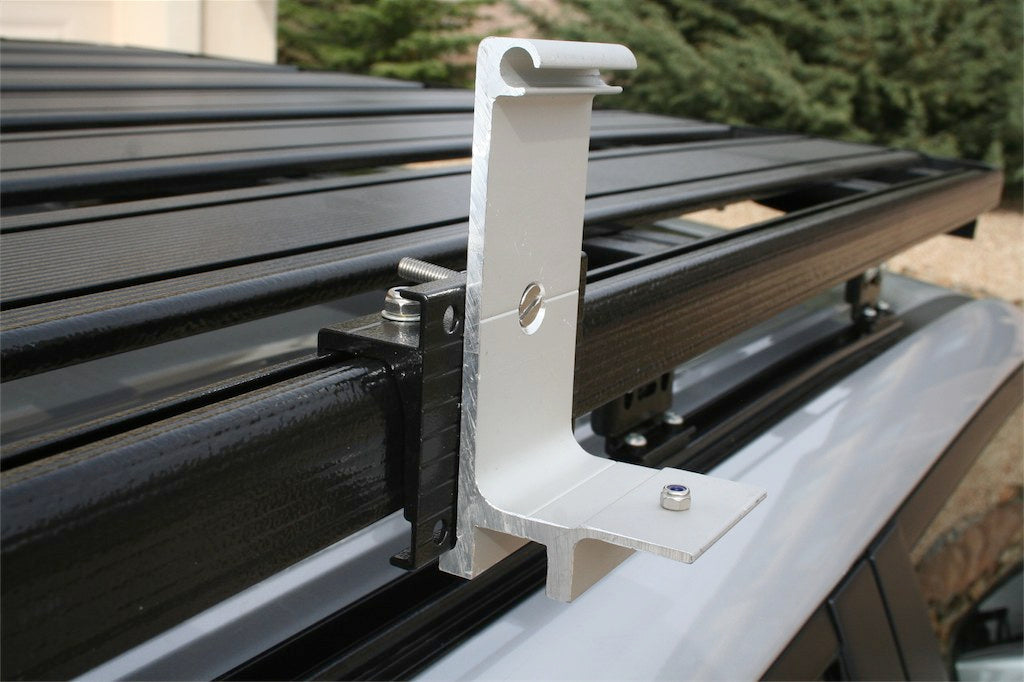 Roof rack awning mount  