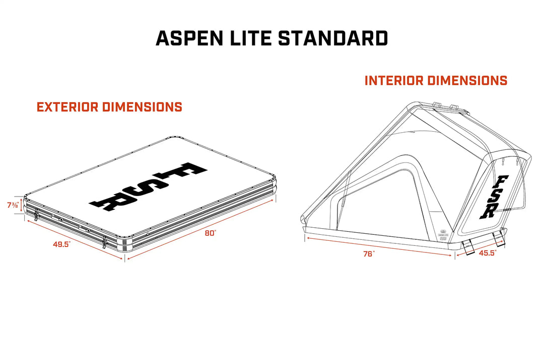 quick setup rooftop tent Aspen Lite