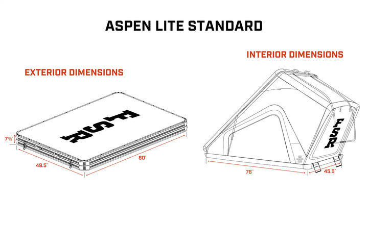 quick setup rooftop tent Aspen Lite