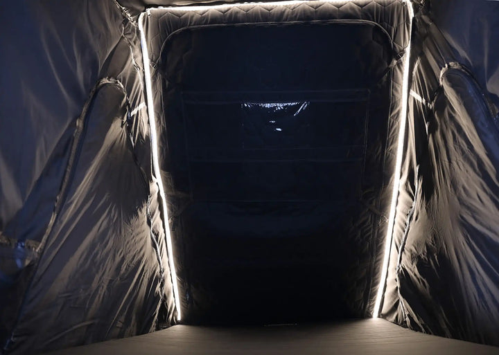 durable aluminum shell rooftop tent