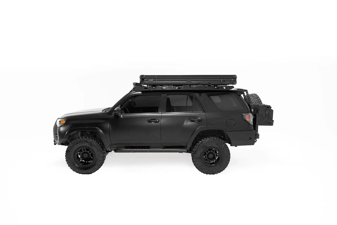Gas strut assisted rooftop tent